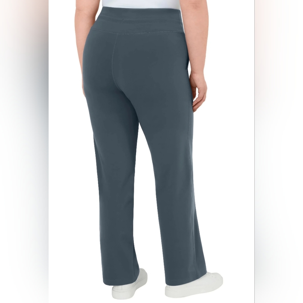 NEW! Mondetta Gray High Rise Straight Leg Pant - Picture 2 of 15